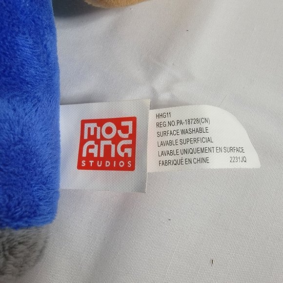 Mojang Mattel Steve and Wolf Minecraft Survival Plush Video Game Plush - Picture 5 of 11